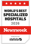 Patient Experience Representative (PER) On-site Hiring Event Newsweek World's Best Specialized Hospitals 2026 recognition badge
